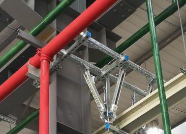 福绵该抗震支架的整体式支吊架结构协调性好